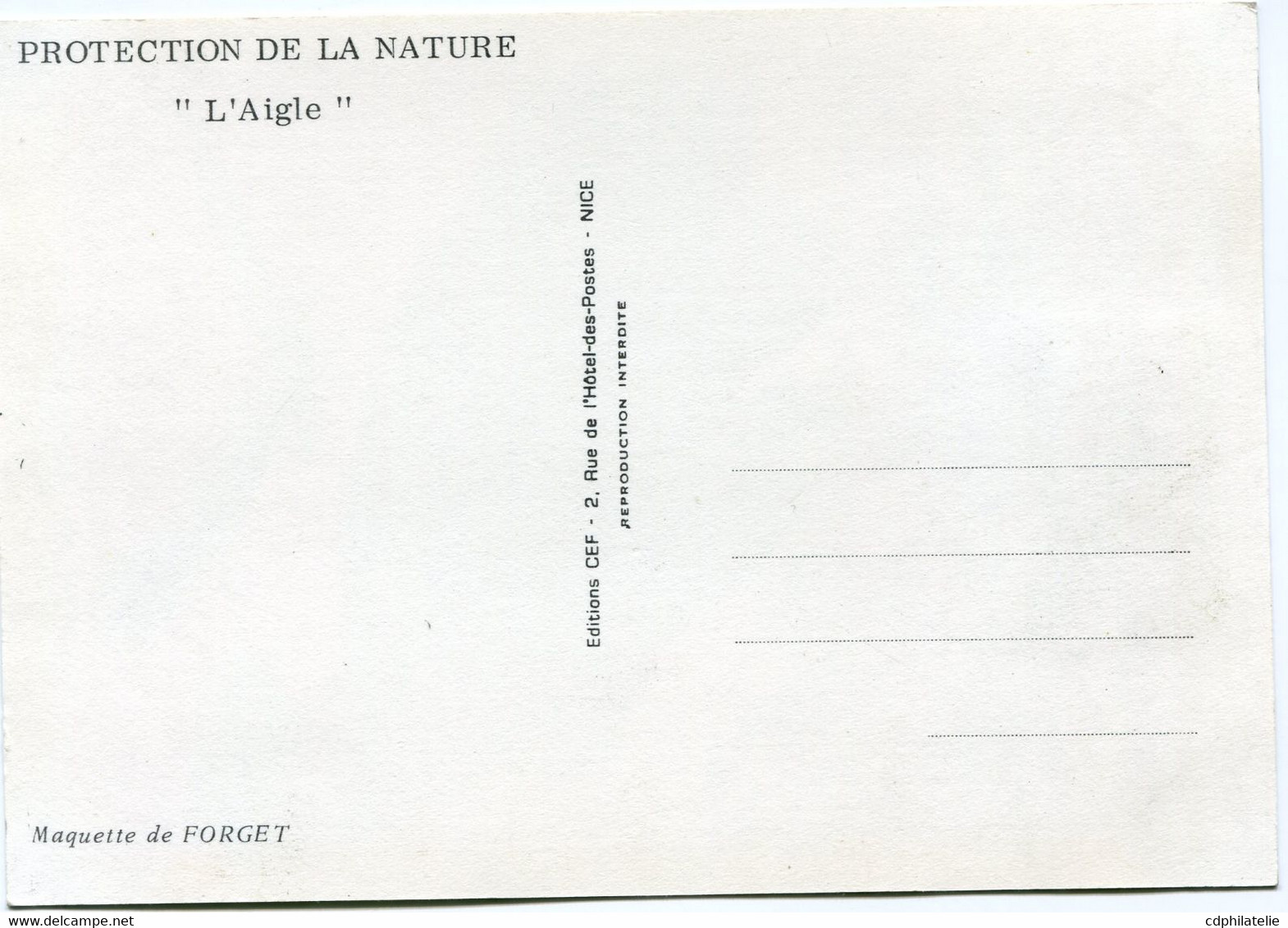 ANDORRE FRANCAIS CARTE MAXIMUM DU N°219 AIGLE ROYAL DES..... AVEC OBLITERATION 1er JOUR ANDORRE-LA-VIEILLE 27 MAI 1972 - Maximum Cards