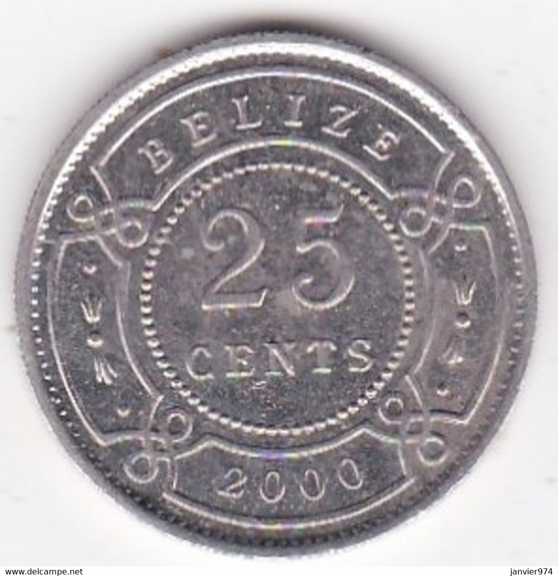 Belize. 25 Cents 2000. Elizabeth II, En Cupronickel. KM# 117 - Belize