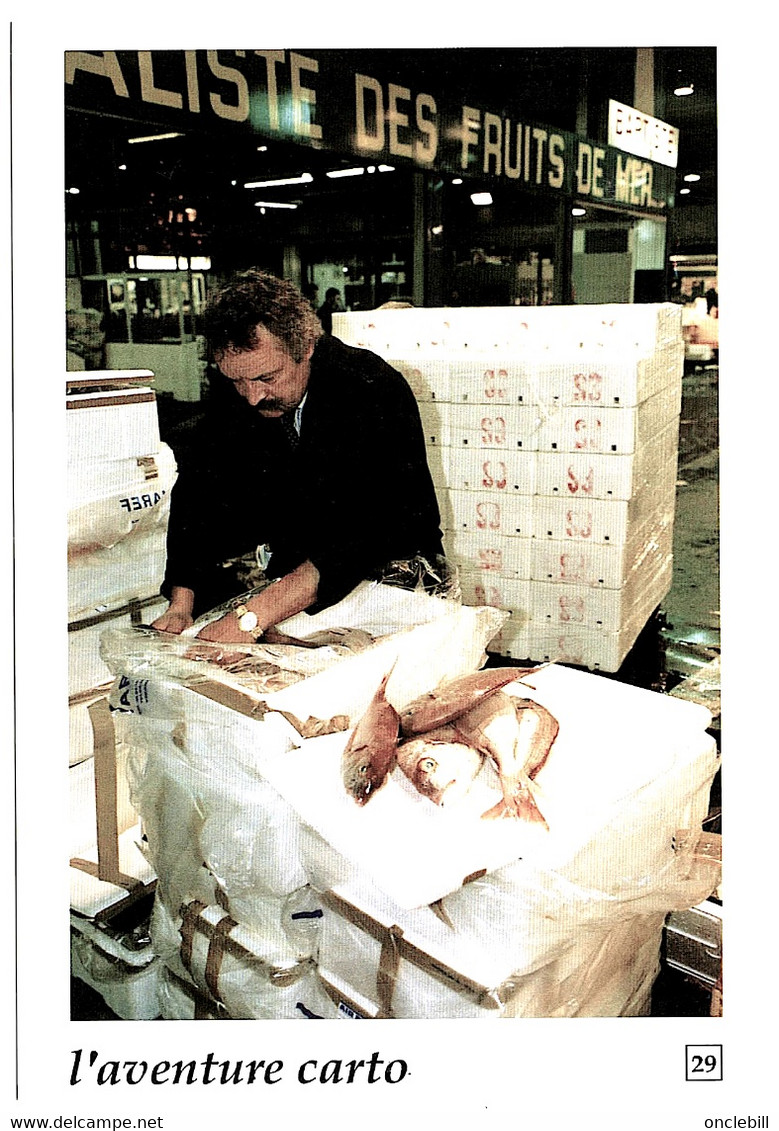 Rungis Val De Marne Acheteur Marché Poissons 1991 Aventure Carto  état Superbe - Rungis