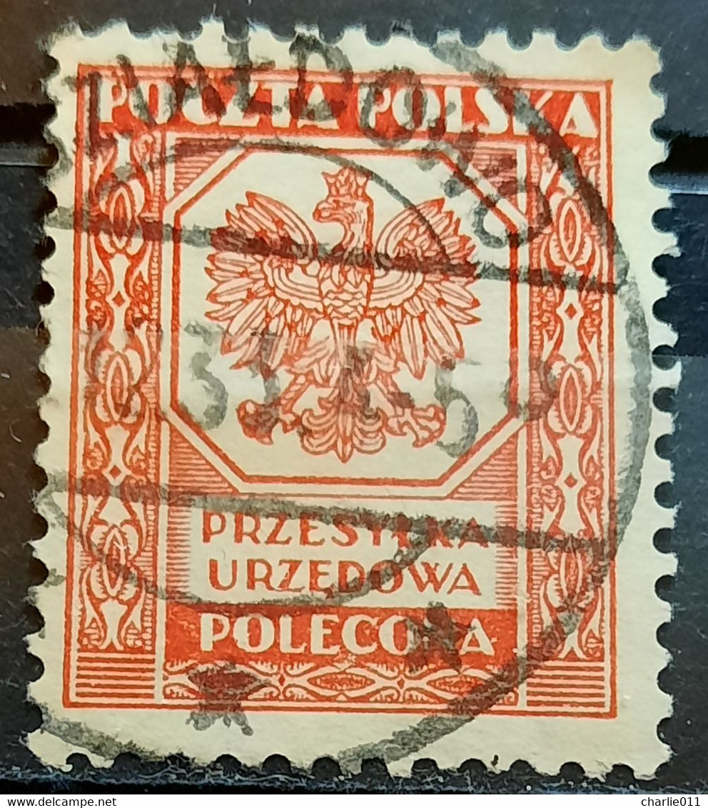 COAT OF ARMS-2 GR-OFFICIAL STAMP-POSTMARK DZIALDOWO-POLAND-1933 - Dienstzegels