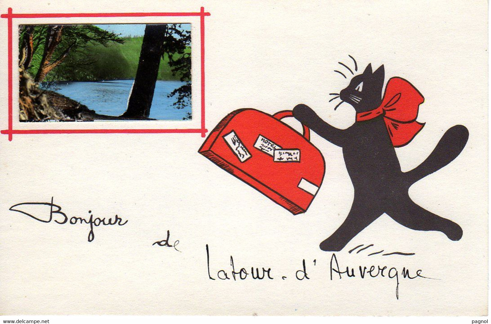 Chats   : Illustrateurs René : Bonjour De La Tour D'Auvergne - Katzen