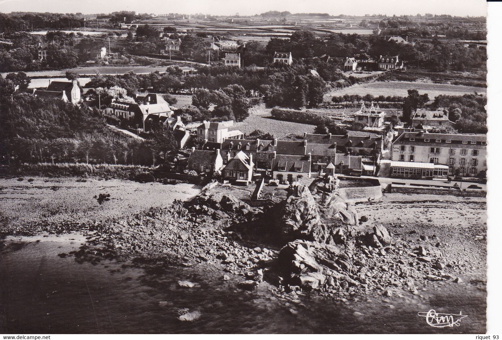 PORT-BLANC - Vue Aérienne Générale Avec La Sentinelle - Penvénan