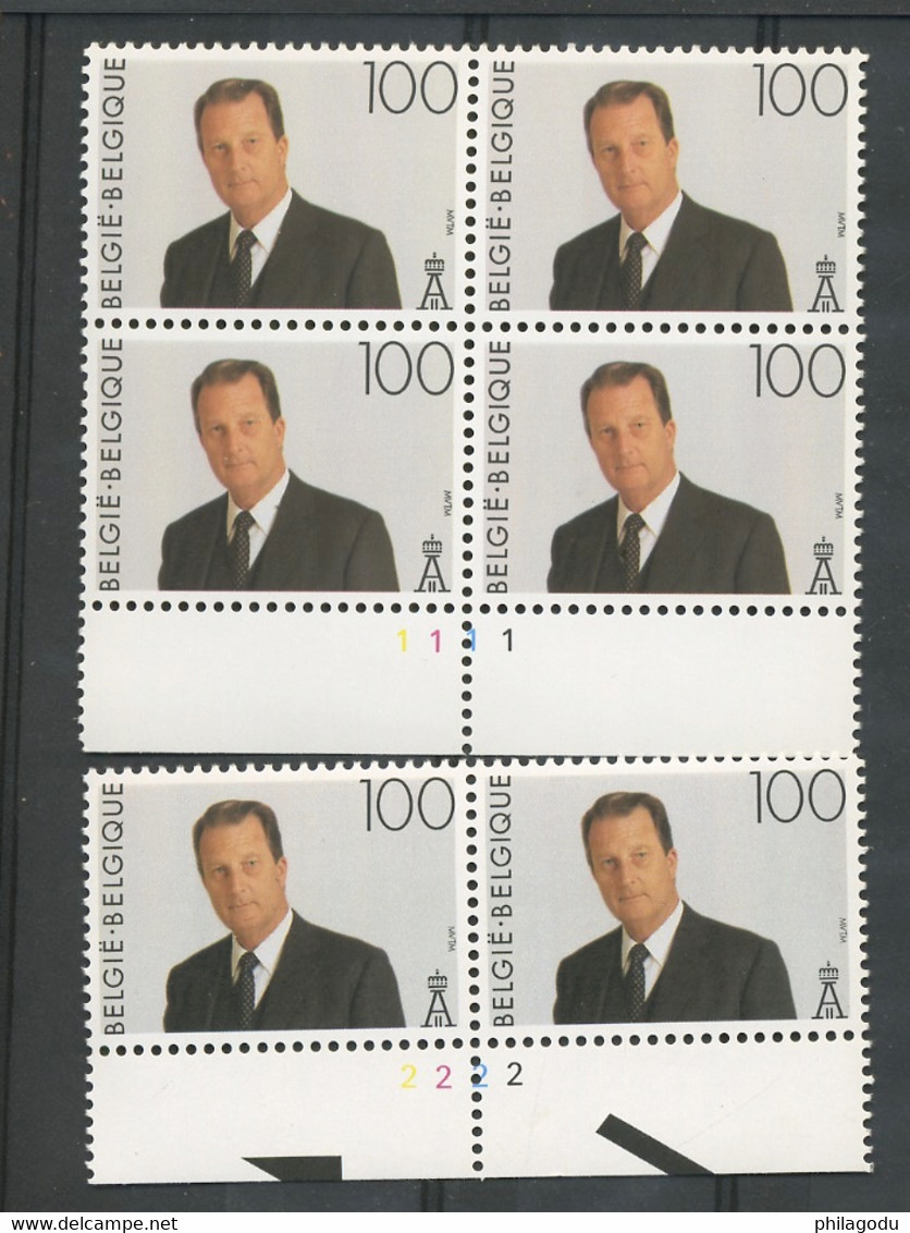 100-F Albert 2576.  Tp Avec Planche.   Postprijs - 1991-2000