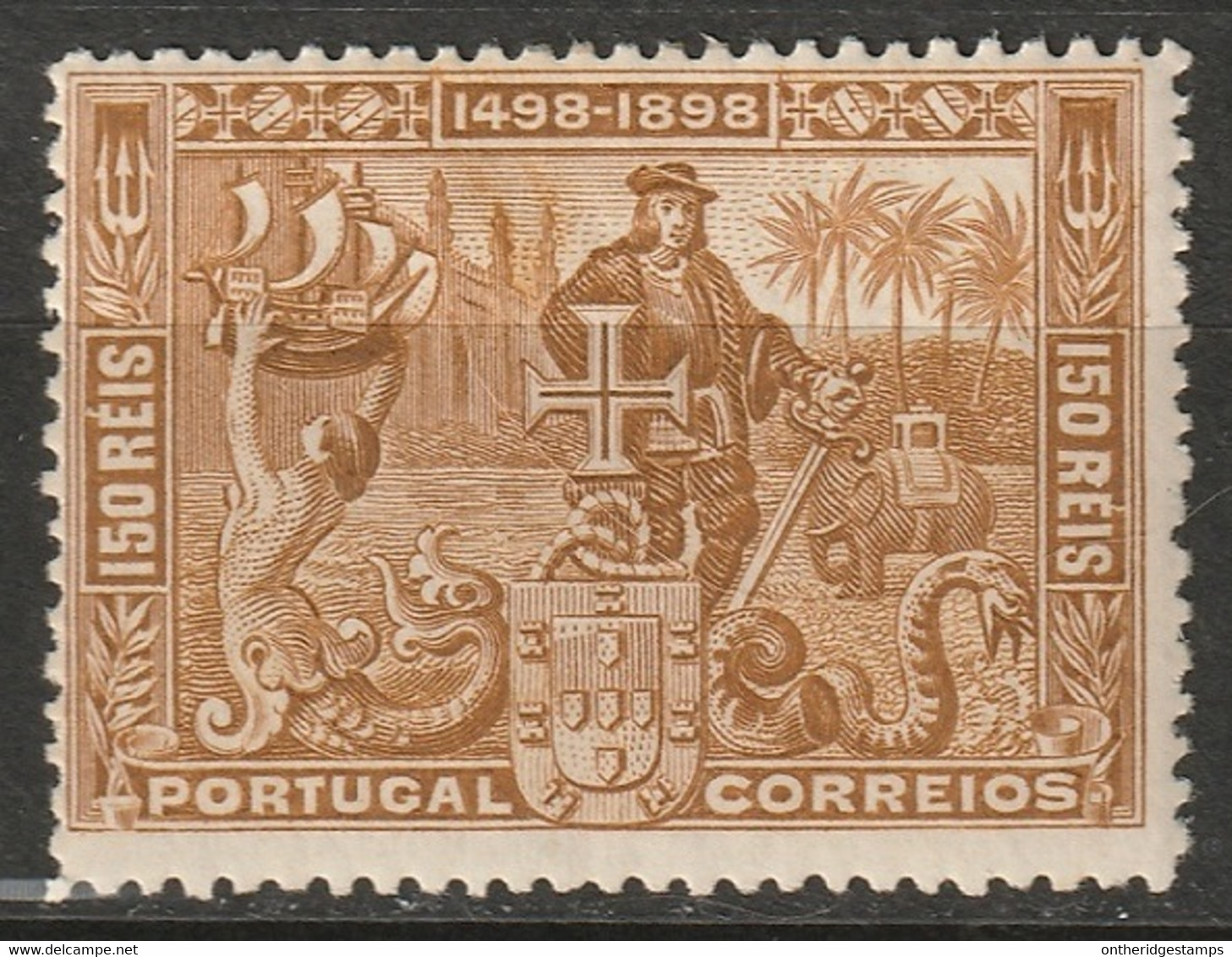 Portugal 1898 Sc 154  MH Some Disturbed Gum - Unused Stamps