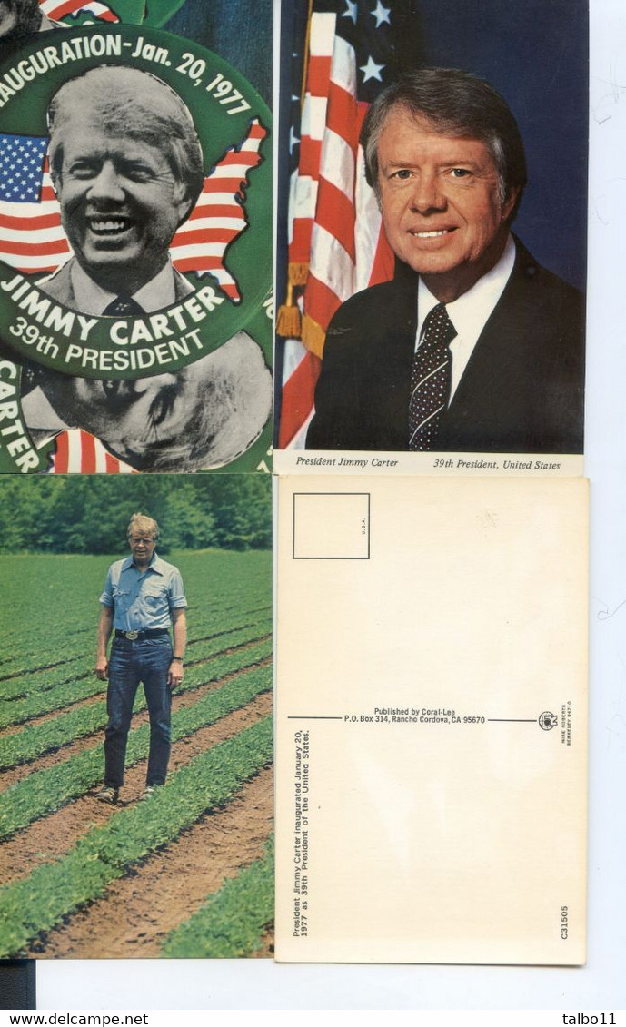 Etat unis elections - lot de 78 cartes surtout  presidents jimmy Carter