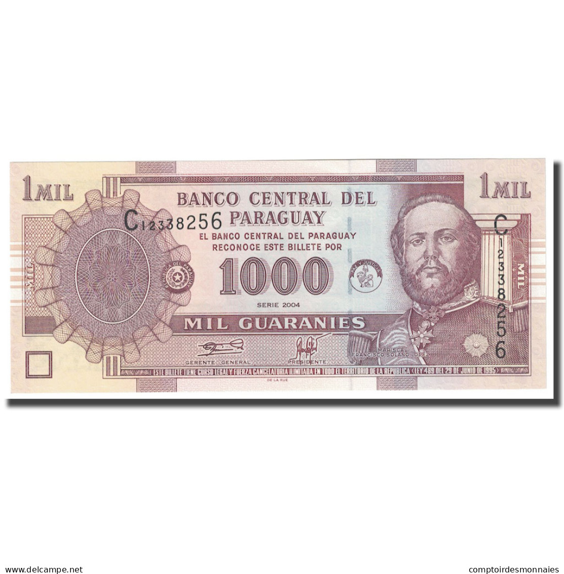 Billet, Paraguay, 1000 Guaranies, 2004, KM:207, NEUF - Paraguay