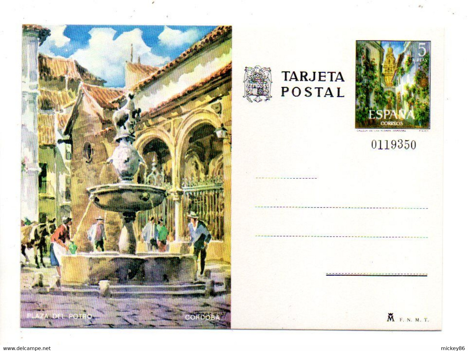 Espagne -- Entier CARTE POSTALE Illustrée  CORDOBA  N° 0119350   --NEUF - 1931-....