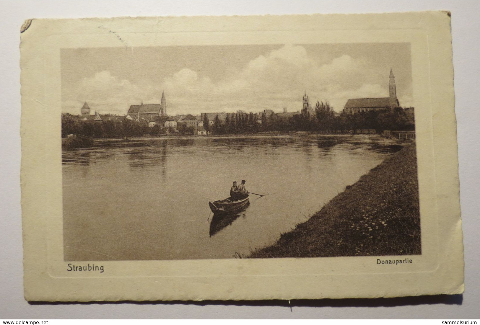 (11/11/77) Postkarte/AK "Straubing" Donaupartie - Straubing