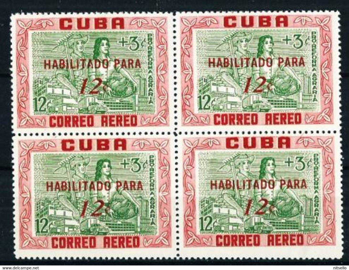 LOTE 2154 ///  (C115) CUBA - YT A-203 (bloque-4) **MNH // CATALG/COTE: 13,50€  ¡¡¡ OFERTA - LIQUIDATION - JE LIQUIDE !!! - Luftpost