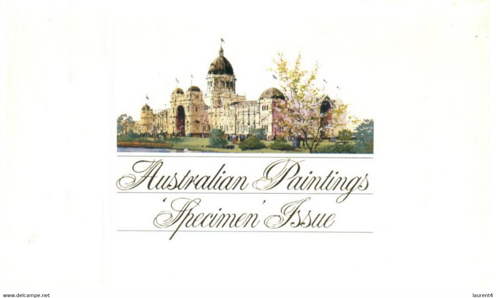 (V 17) Australian Painting - Specimen Set Of 4 High Values Stamps ($ 18 Value) - Presentation Packs