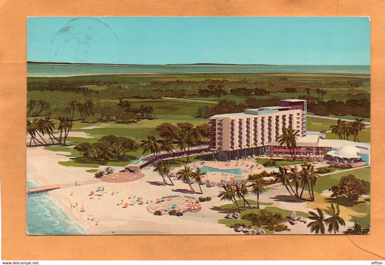 Aruba DWI Old Postcard Mailed - Aruba