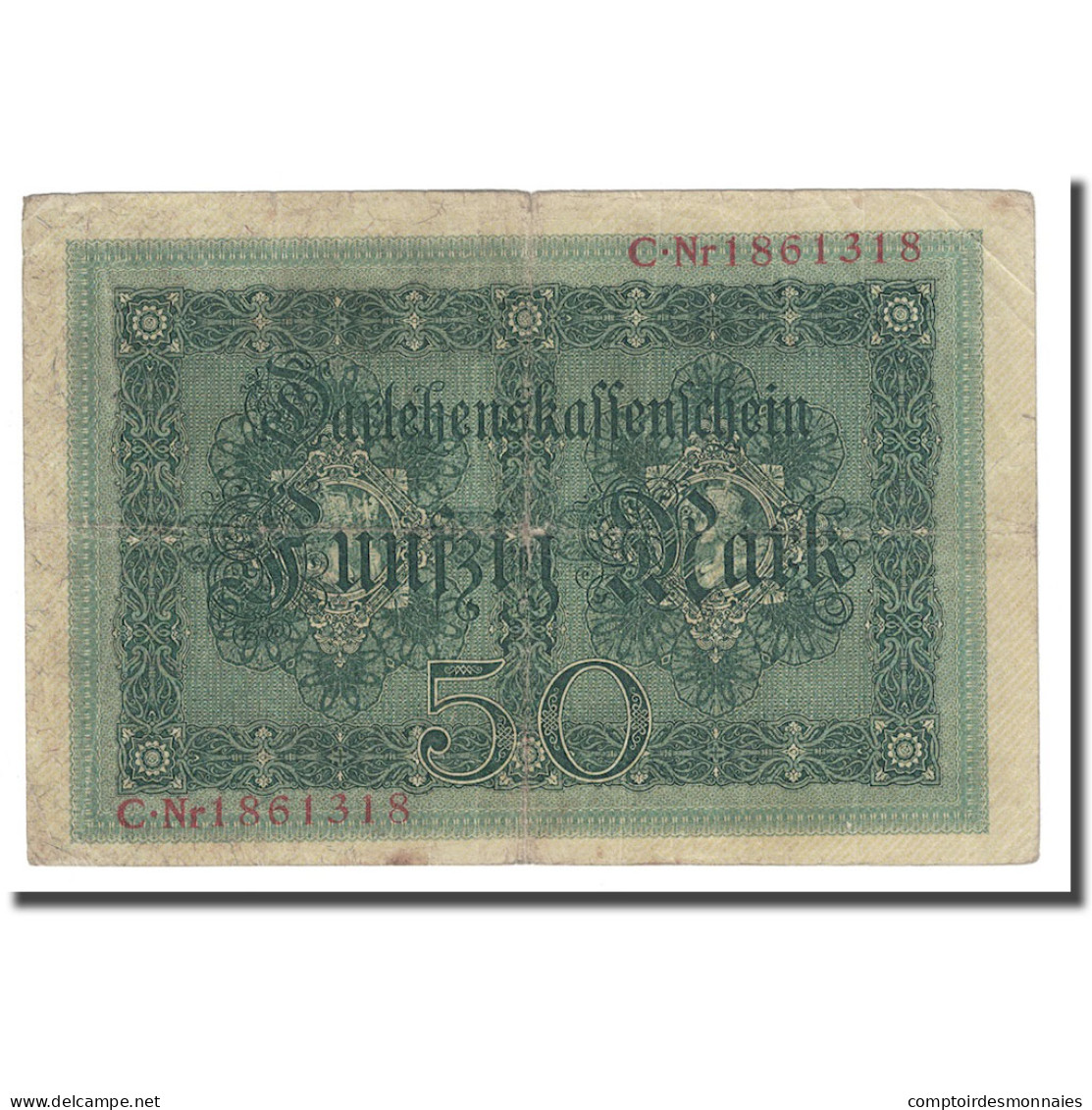 Billet, Allemagne, 50 Mark, 1914, 1914-08-05, KM:49b, TTB - 50 Mark