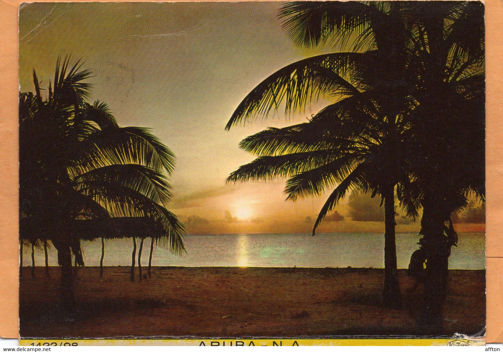 Aruba DWI Old Postcard Mailed - Aruba