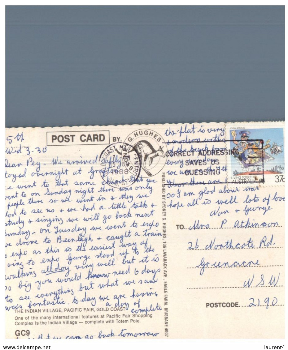 (V 18) Australia - QLD - Pacific Fair (with Stamp) - Gold Coast