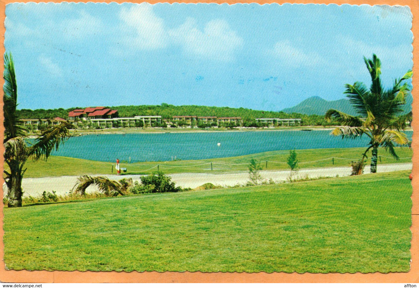 Sint Maarten Old Postcard Mailed - Sint-Marteen