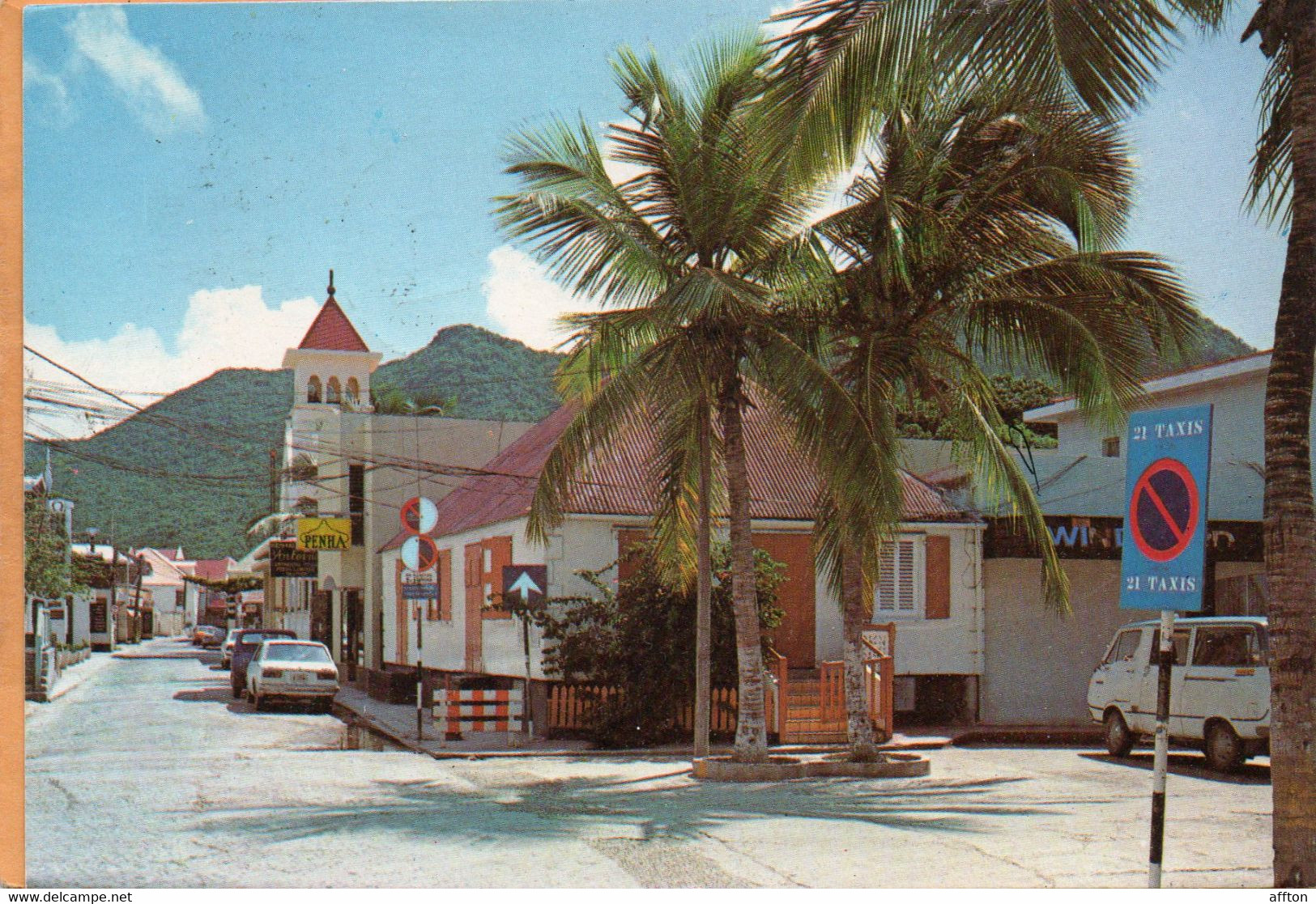 Sint Maarten Old Postcard Mailed - Saint-Martin