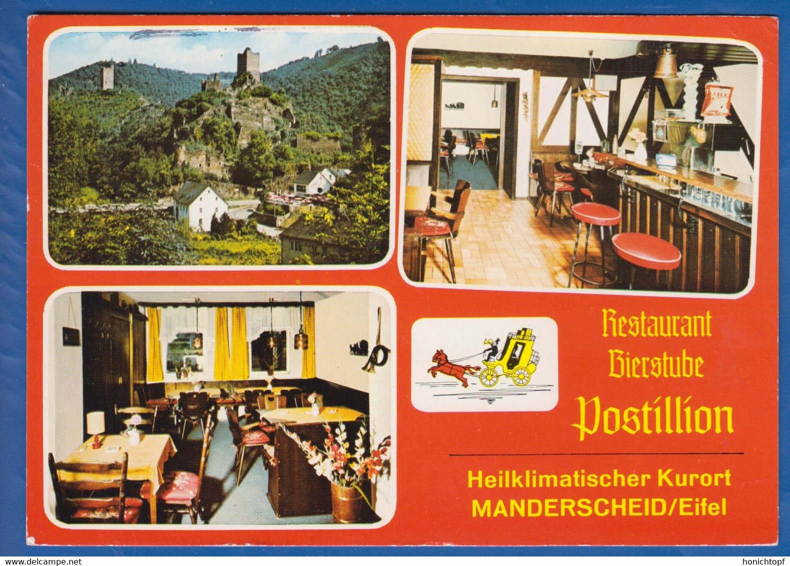 Deutschland; Manderscheid Eifel; Restaurant Postillion - Manderscheid