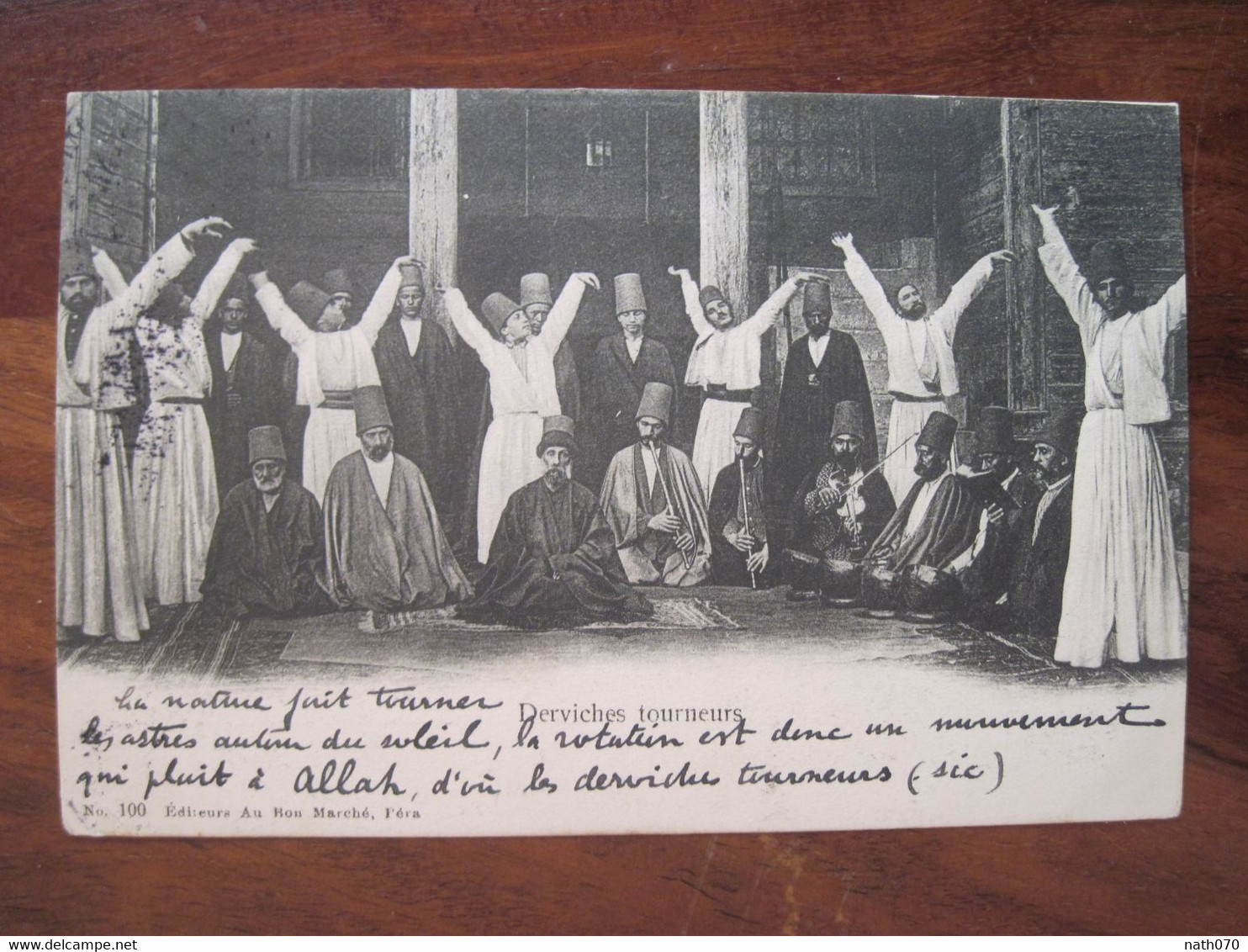 1907 CPA Ak Les Derviches Tourneurs Turquie Turkey Türkei LEVANT Empire Ottoman Voyagée - Turquie