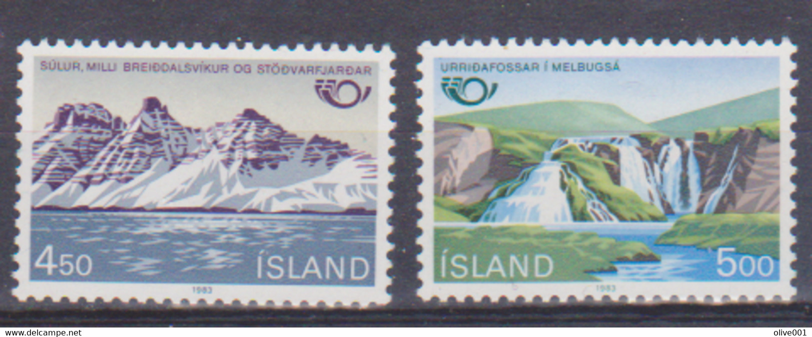 Timbres De 1983 Paysages Série Complète De 2 Tp MNH ** - Altri & Non Classificati