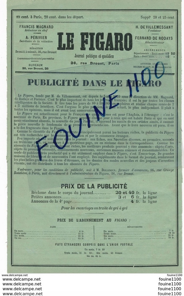 PUB 1886 éclairage électrique Scrive Hermite & Cie Marcq En Baroeul Lez Lille Levallois Perret / Journal Le Figaro - Advertising