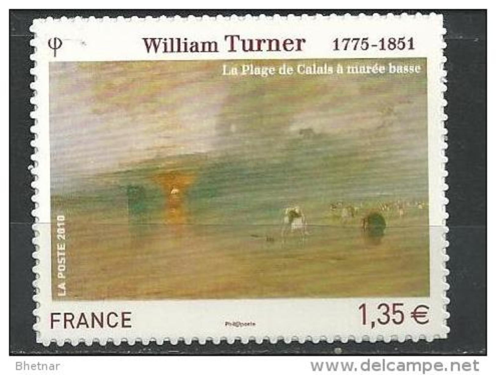 FR Adhesif YT 402 (4438) " Tableau William Turner " 2010 Neuf** - Altri & Non Classificati