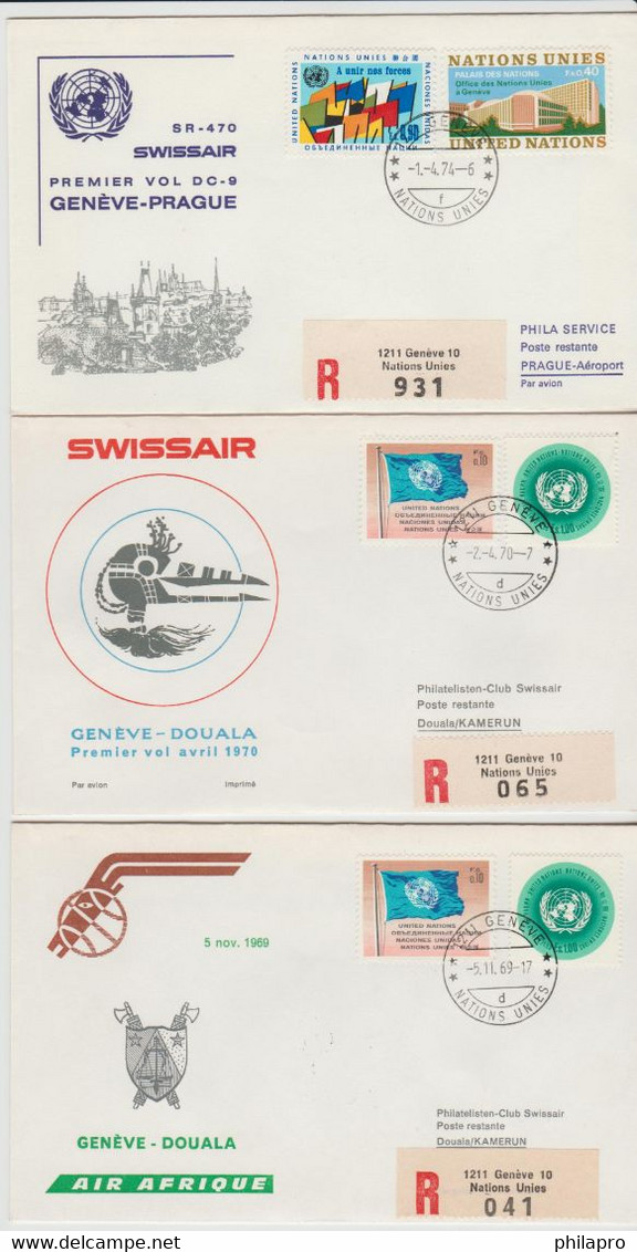 Lot 18  FIRST FLIGHT COVERS   See 6 Scans   Réf  568T - Lots & Serien