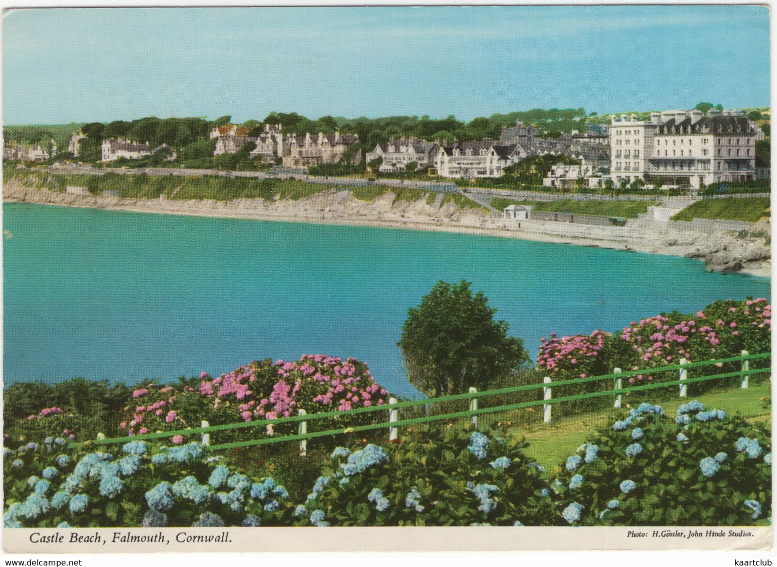 Castle Beach, Falmouth, Cornwall - (John Hinde Original) - Falmouth