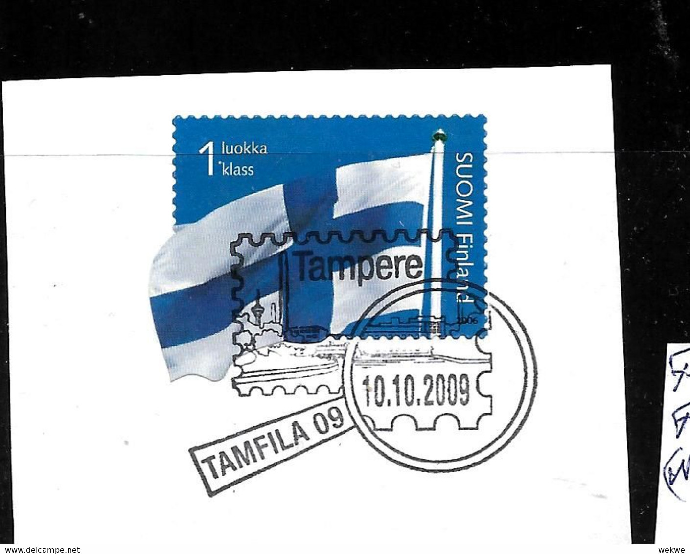 FINNLAND003 / Fragment 2009 (Nationalflagge) O - Gebruikt