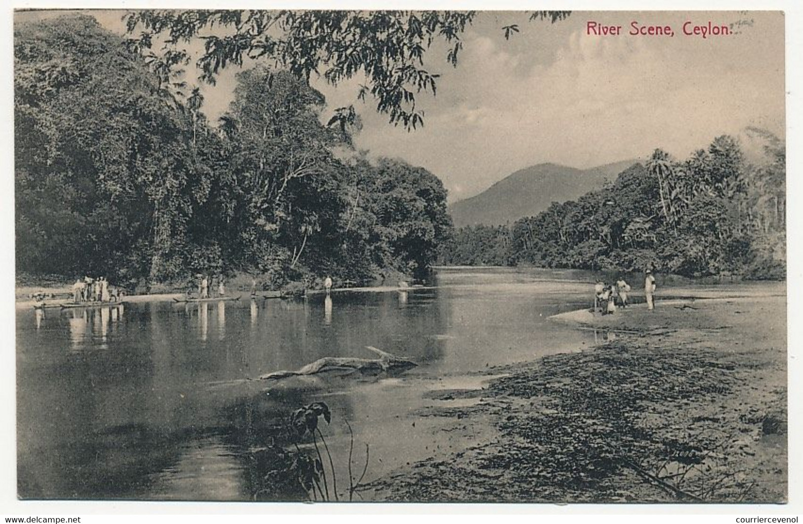 CPA - CEYLAN - River Scene, Ceylon - Sri Lanka (Ceylon)
