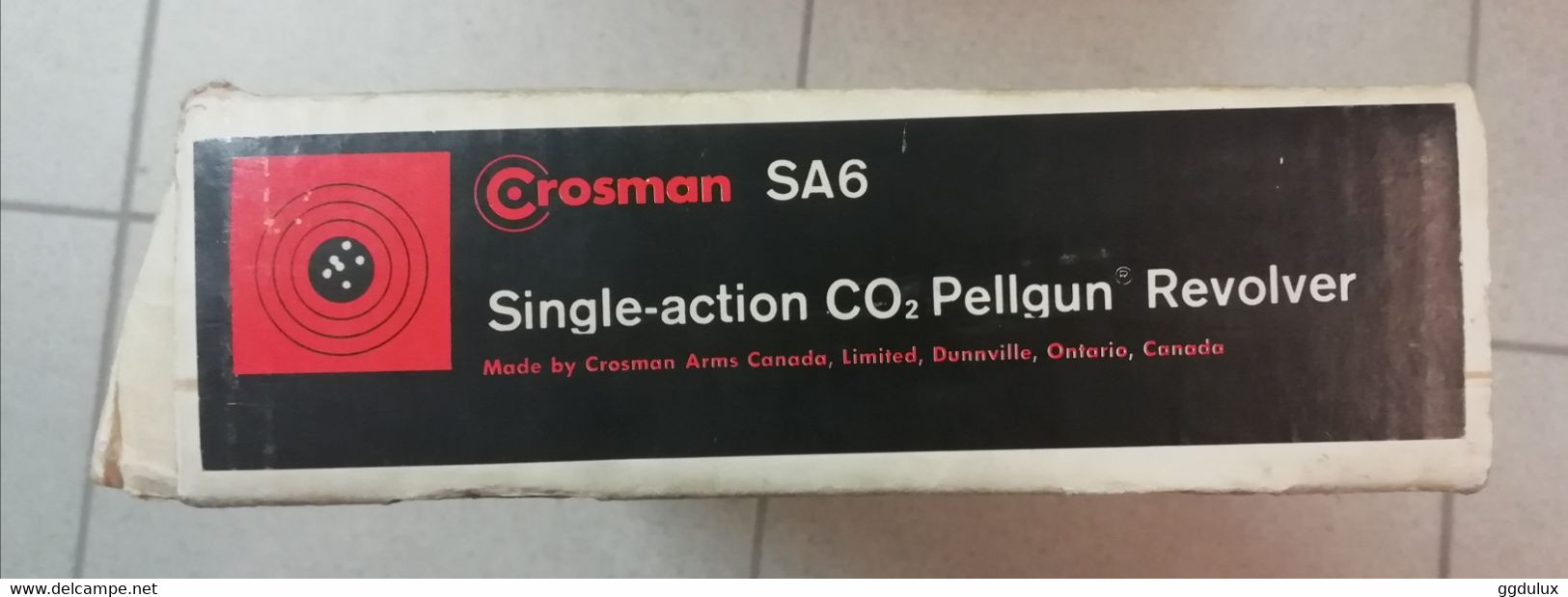 SA6 pellgun revolver co2 Crosman année 70