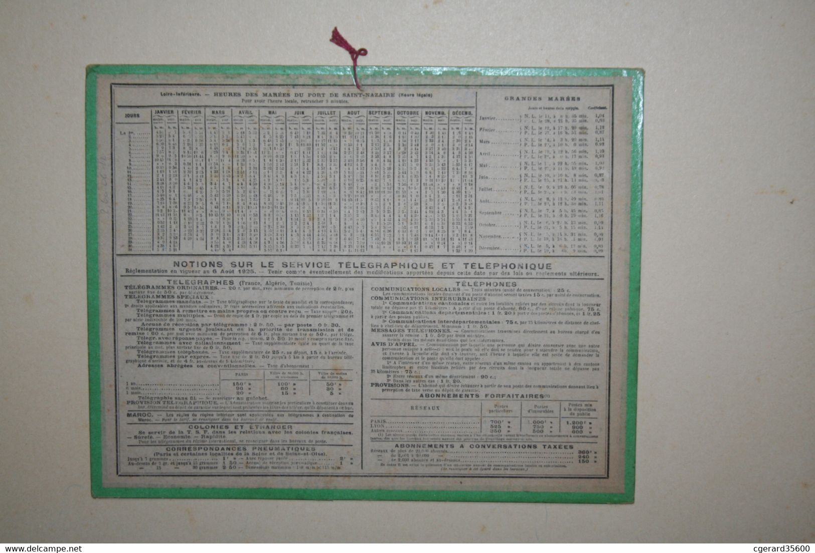 Almanach   Des Postes Et Télégraphes - 1926 - Affût Aux Canards Par Temps De Neige - Groot Formaat: 1901-20