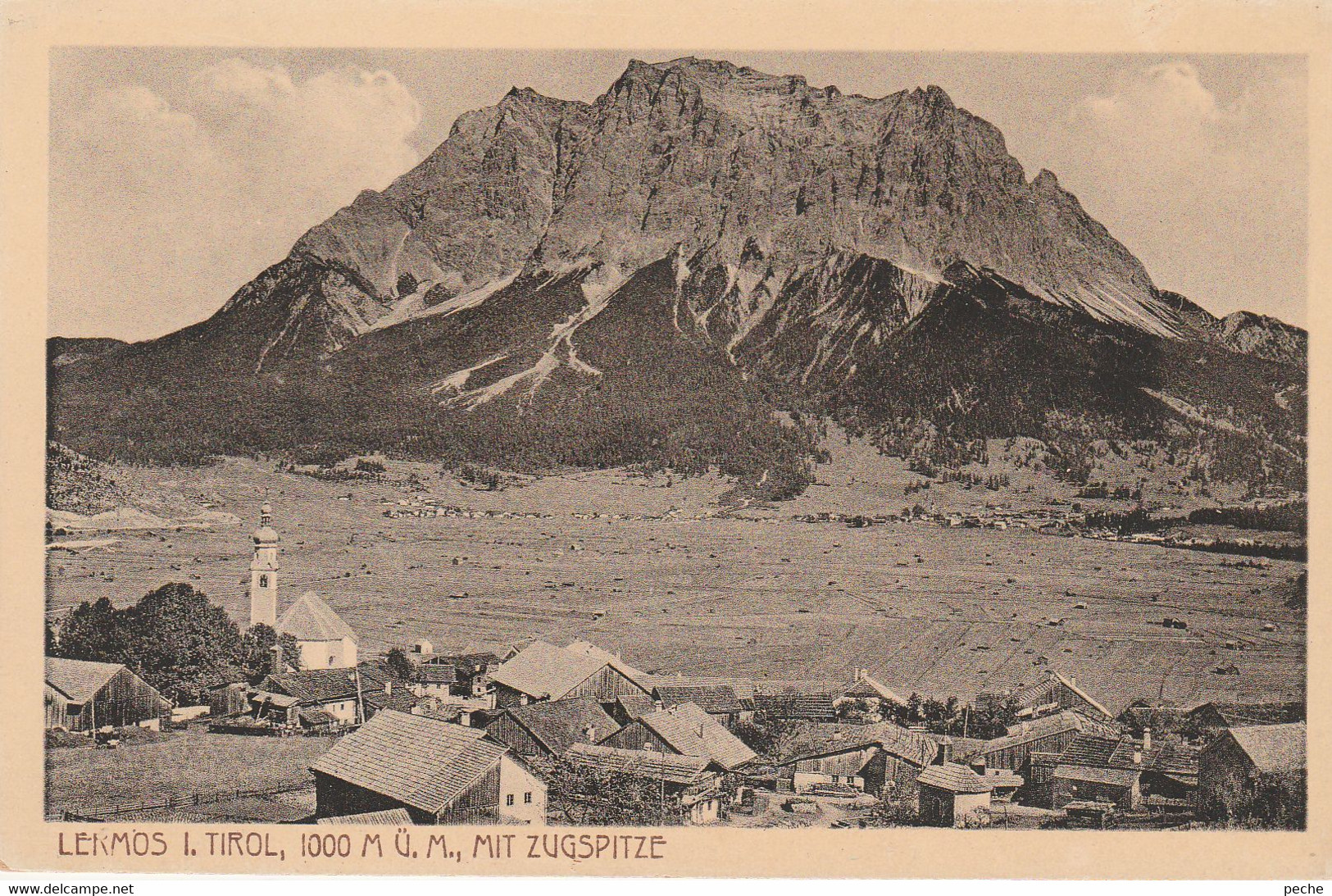 N°8096 R -cpa Lermos  Mit Zugspitze - Lermoos