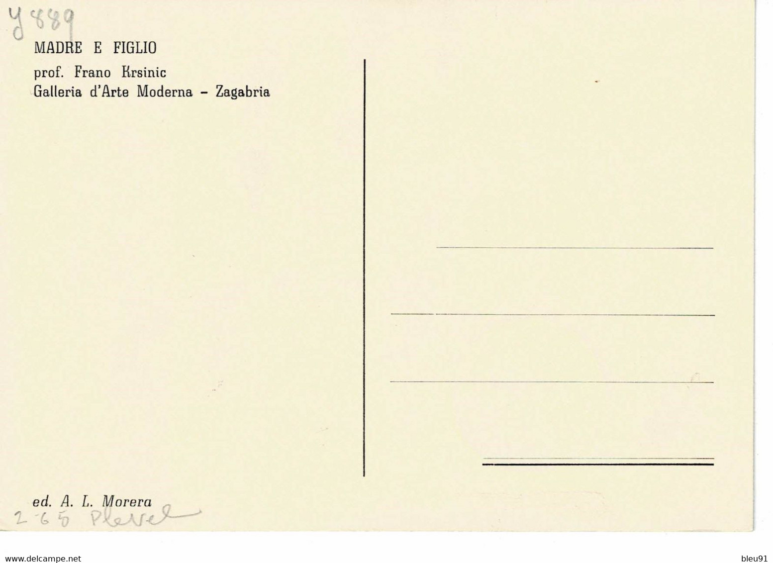 CARTE MAXIMUM YOUGOSLAVIE SCULPTURE 1964 FRANO KRSINIC - Maximumkarten
