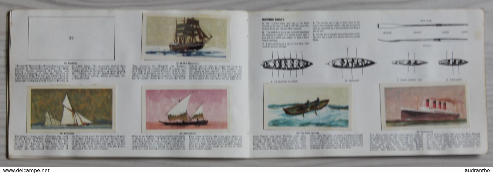 album The saga of Ships Brooke Bond 50 Picture Cards voiliers paquebot navire de guerre ...