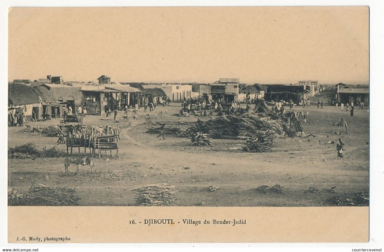 CPA - DJIBOUTI - Village Du Bender-Jedid - Dschibuti