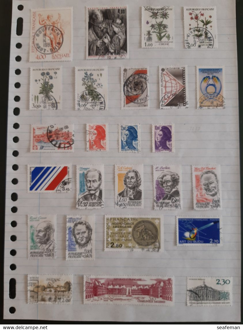 FRANKRIJK 1981-2005  collection  used/VF,high cw,good quality see 80 scans [67FR]