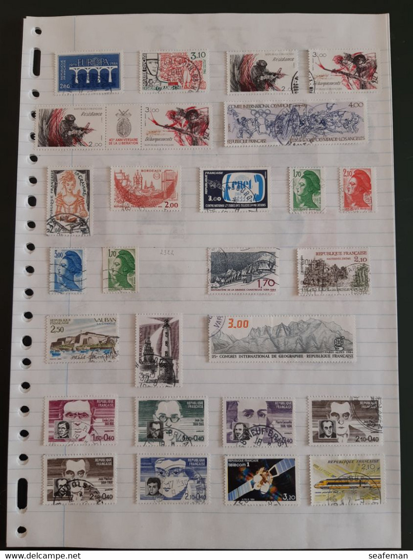 FRANKRIJK 1981-2005  collection  used/VF,high cw,good quality see 80 scans [67FR]