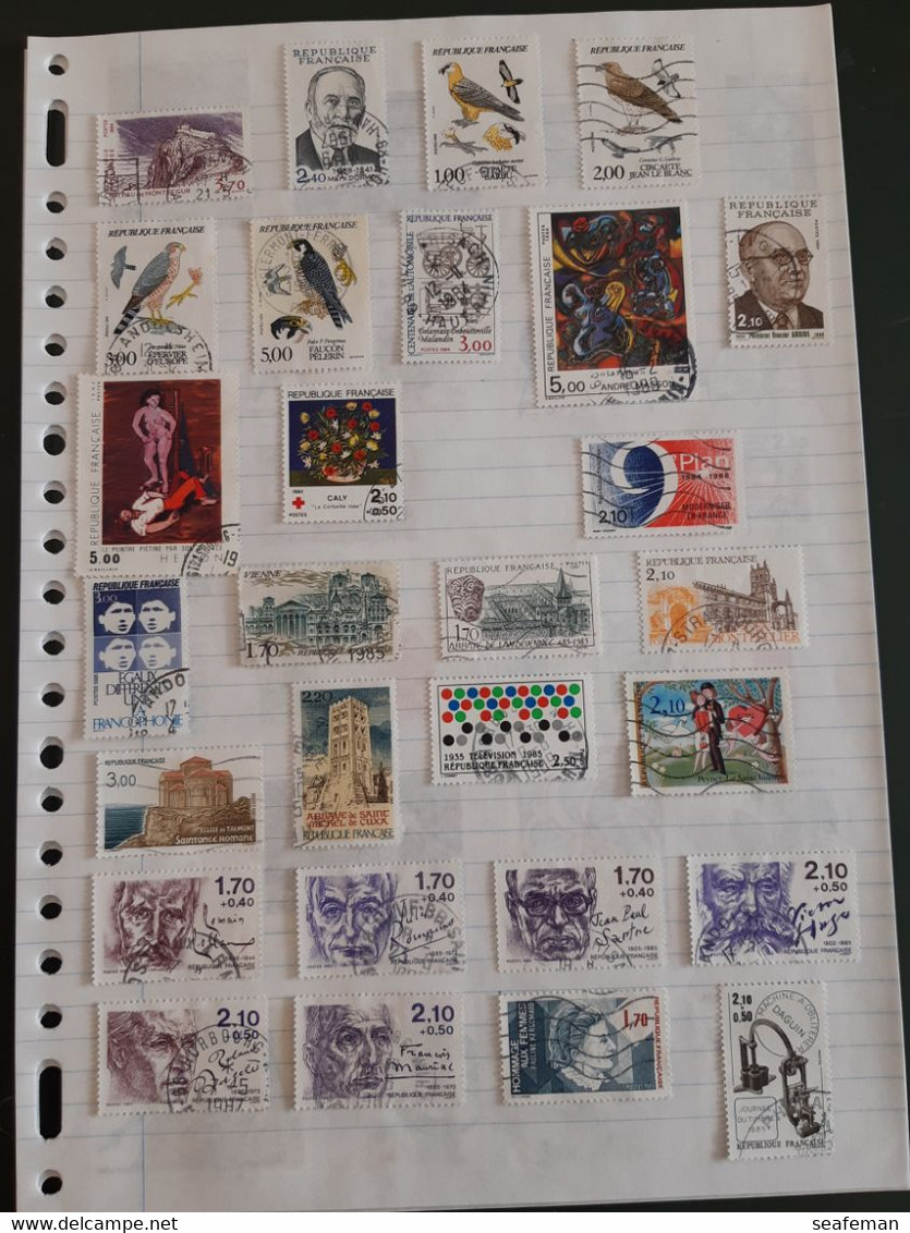 FRANKRIJK 1981-2005  collection  used/VF,high cw,good quality see 80 scans [67FR]