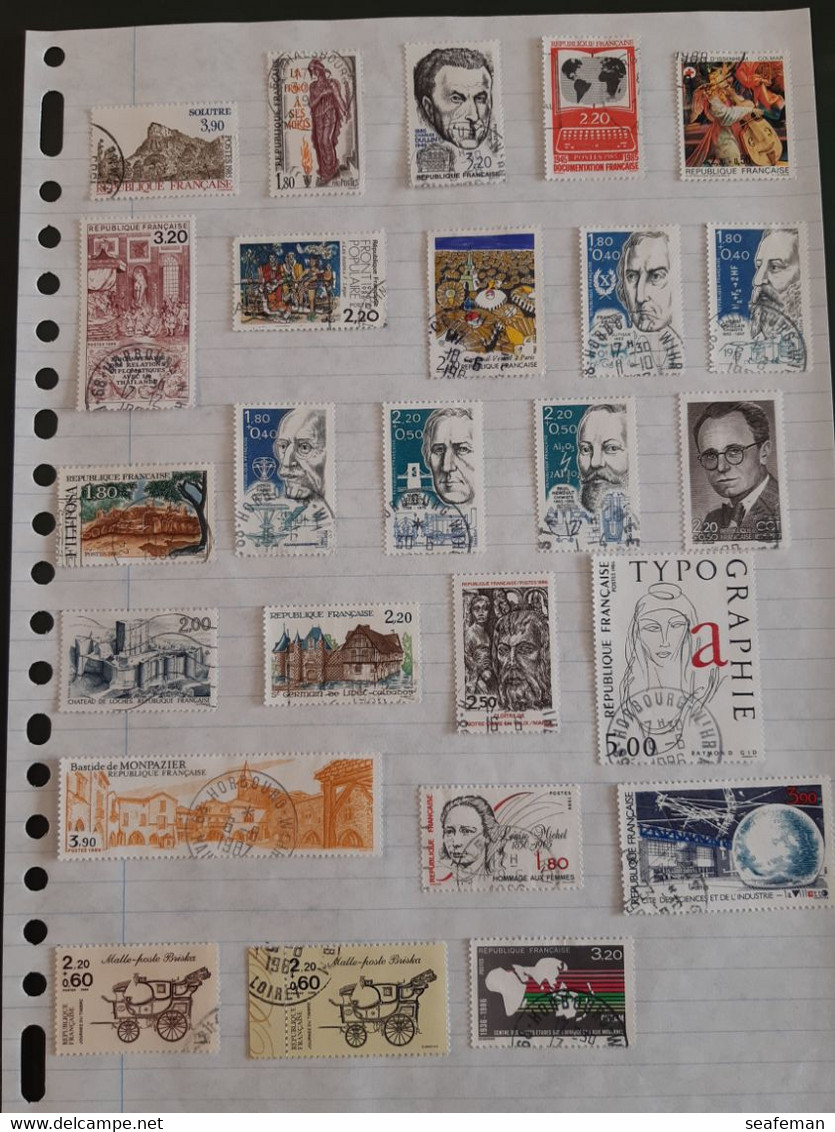 FRANKRIJK 1981-2005  collection  used/VF,high cw,good quality see 80 scans [67FR]