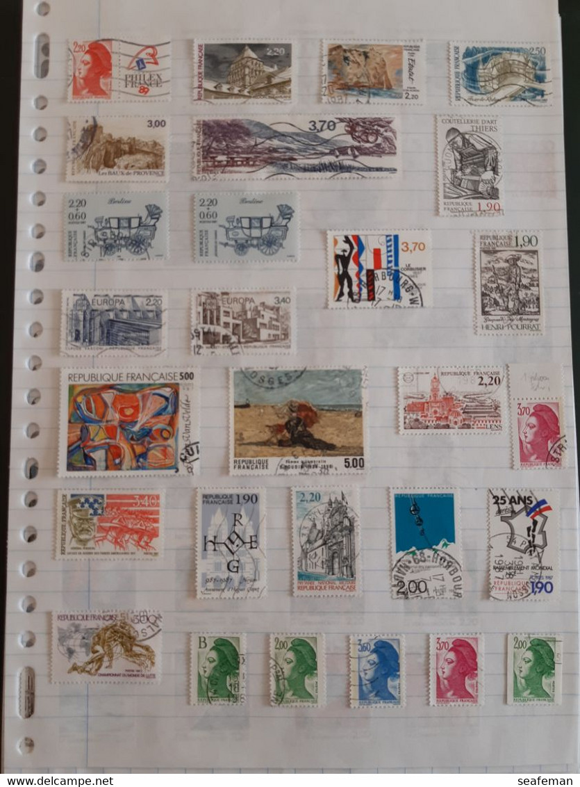 FRANKRIJK 1981-2005  collection  used/VF,high cw,good quality see 80 scans [67FR]