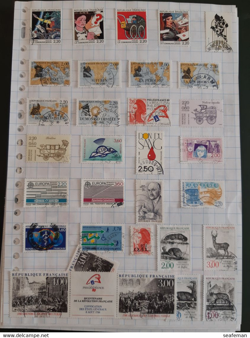 FRANKRIJK 1981-2005  collection  used/VF,high cw,good quality see 80 scans [67FR]