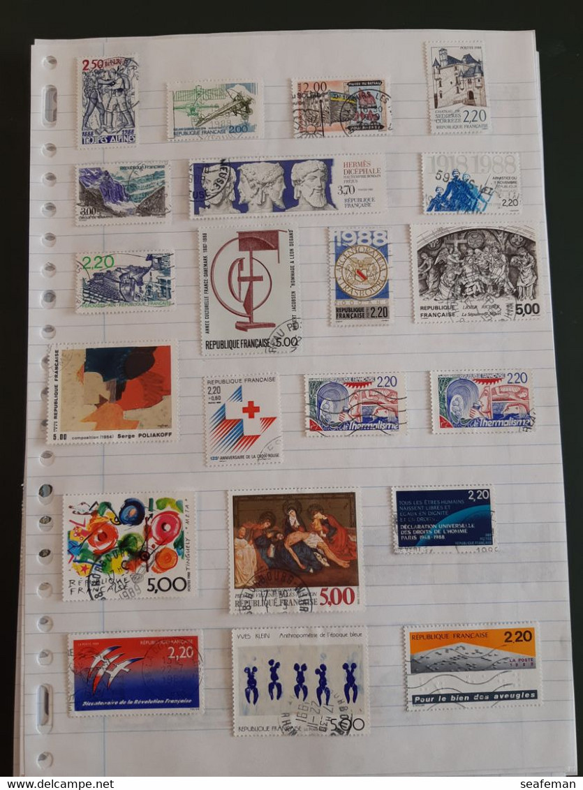 FRANKRIJK 1981-2005  collection  used/VF,high cw,good quality see 80 scans [67FR]