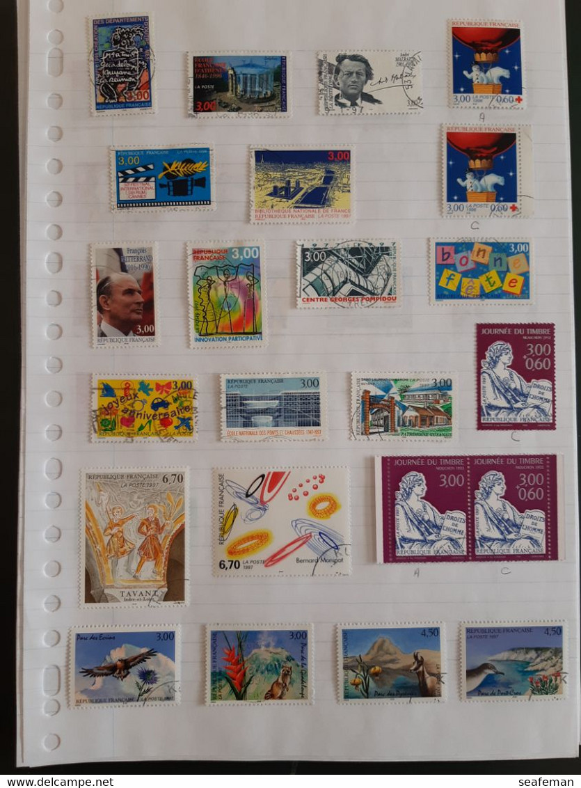 FRANKRIJK 1981-2005  collection  used/VF,high cw,good quality see 80 scans [67FR]