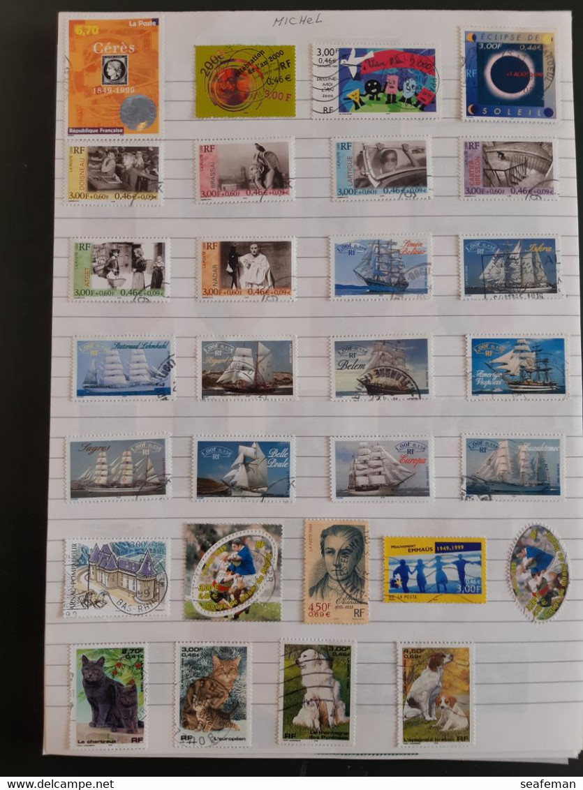 FRANKRIJK 1981-2005  collection  used/VF,high cw,good quality see 80 scans [67FR]