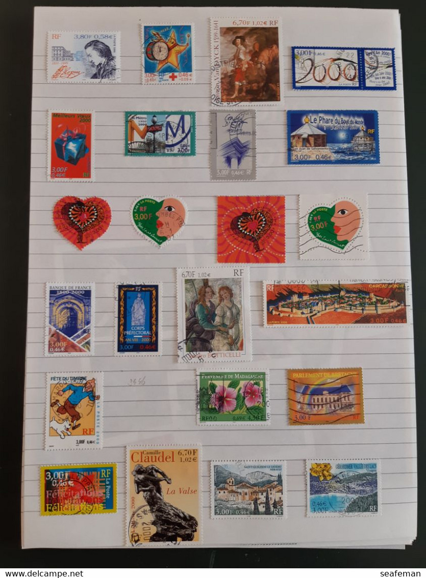 FRANKRIJK 1981-2005  collection  used/VF,high cw,good quality see 80 scans [67FR]