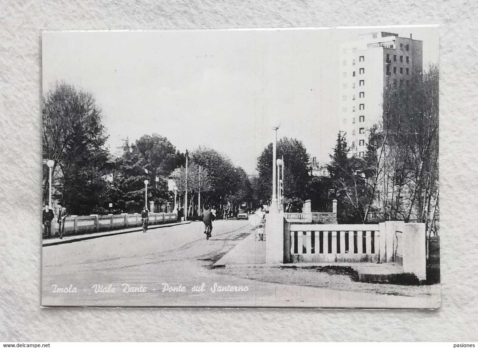 Cartolina Illustrata Imola - Viale Dante - Ponte Sul Santerno, Non Viaggiata - Imola