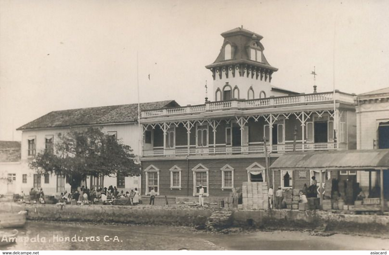 Real Photo Amapala Station Gare ? - Honduras