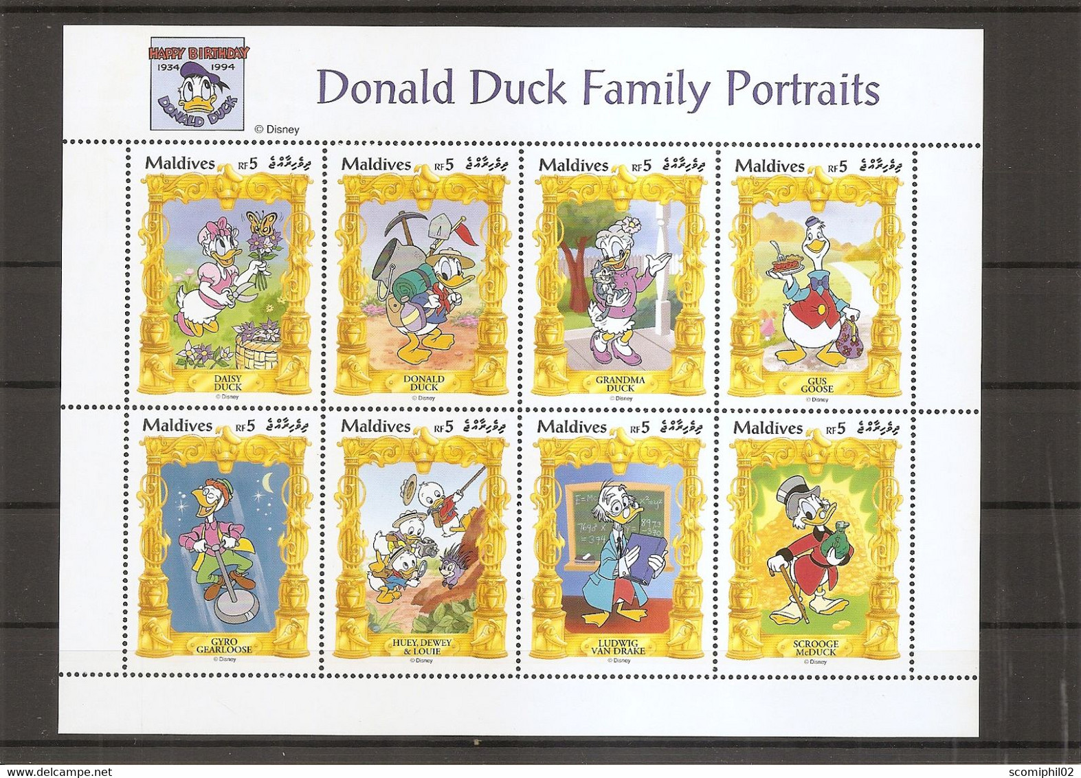 Disney ( 1981/1965 XXX -MNH- Des Maldives ) - Disney