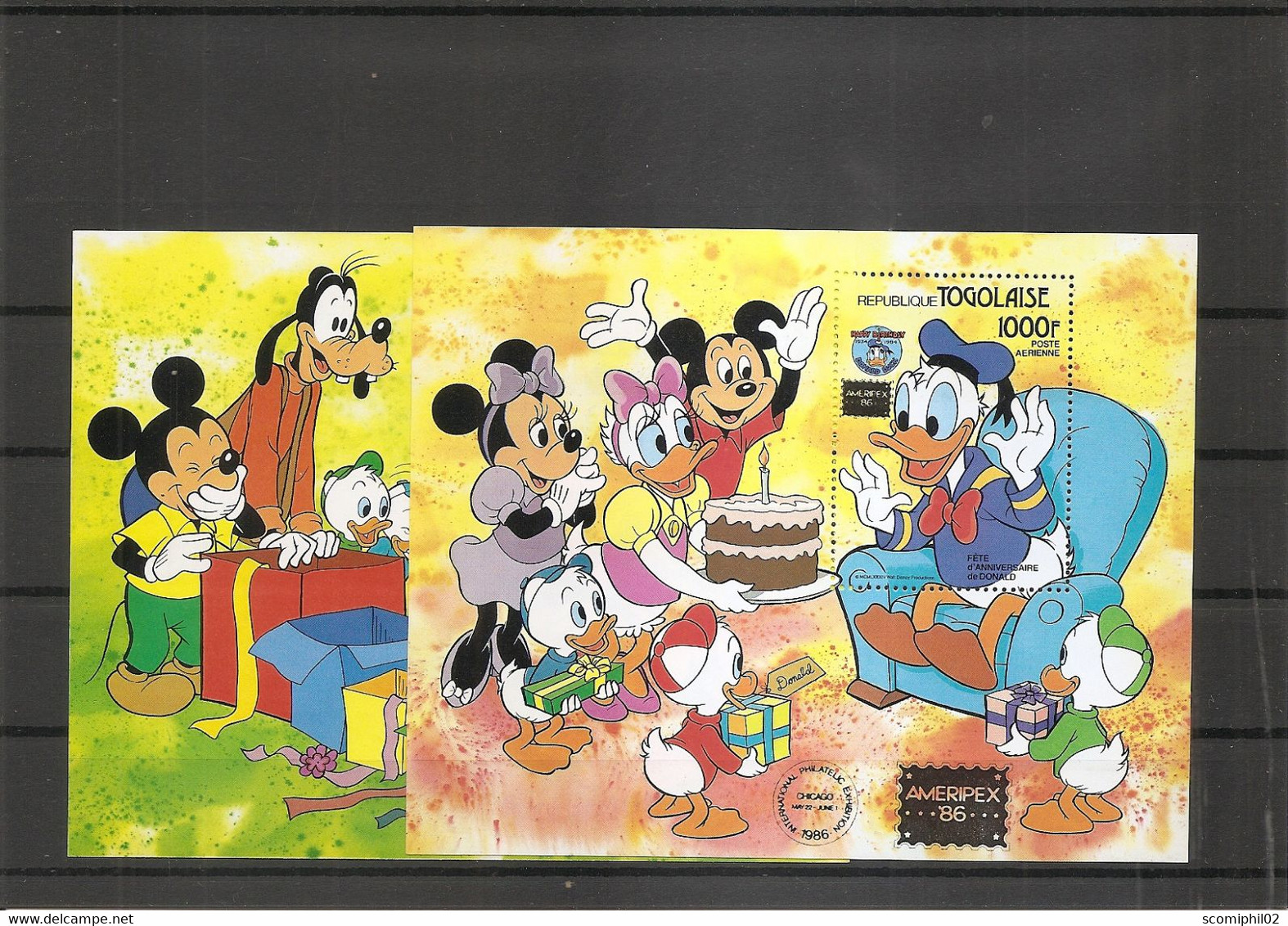 Disney ( BF 252/253  XXX -MNH- Du Togo ) - Disney