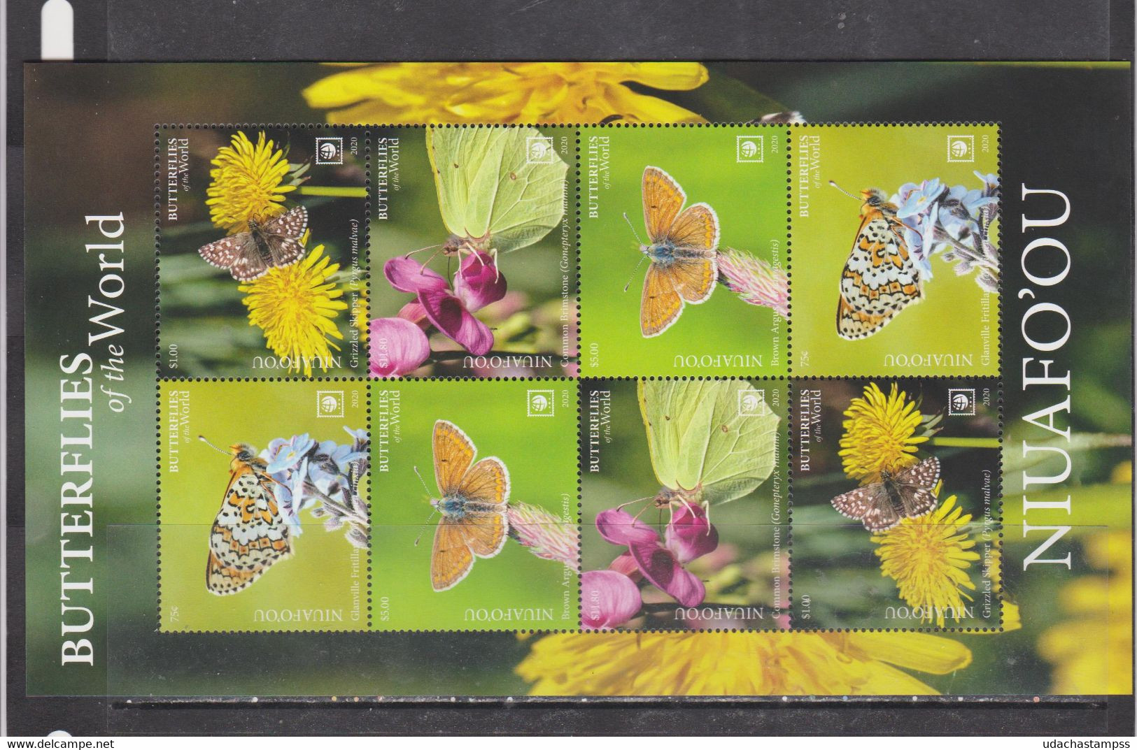 Niuafo'ou  2020 Butterflies Insects Klb MNH - Vlinders